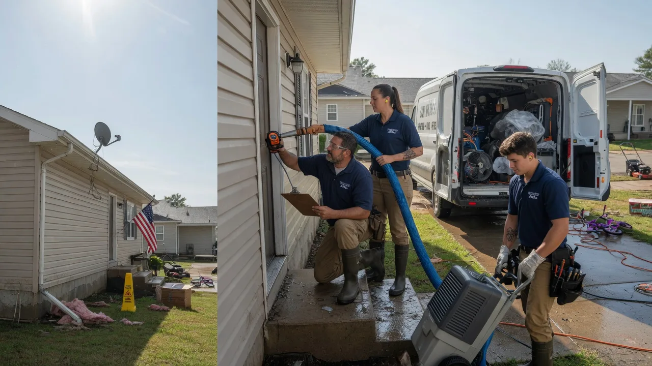 Ceiling Water Damage Restoration in Blandinsville, IL near me